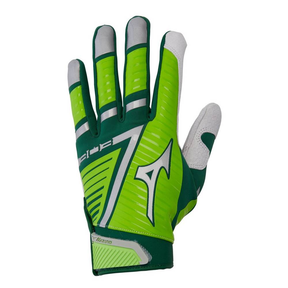 Guantes Mizuno B-130 Adult Baseball Batting Hombre Verde/Verde Claro Baratas RHWP-86532